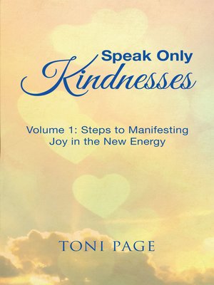 cover image of Speak Only Kindnesses
